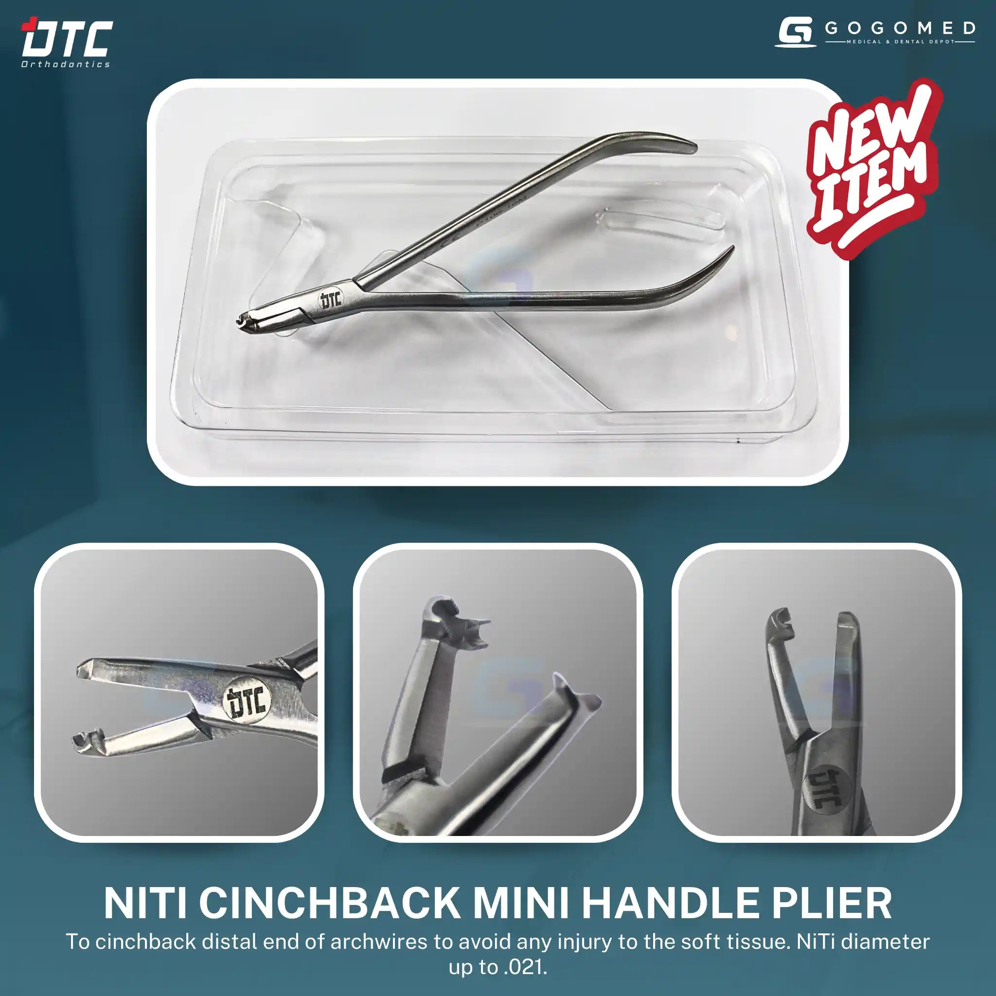 Niti Cinchback Mini Handle Plier - DTC