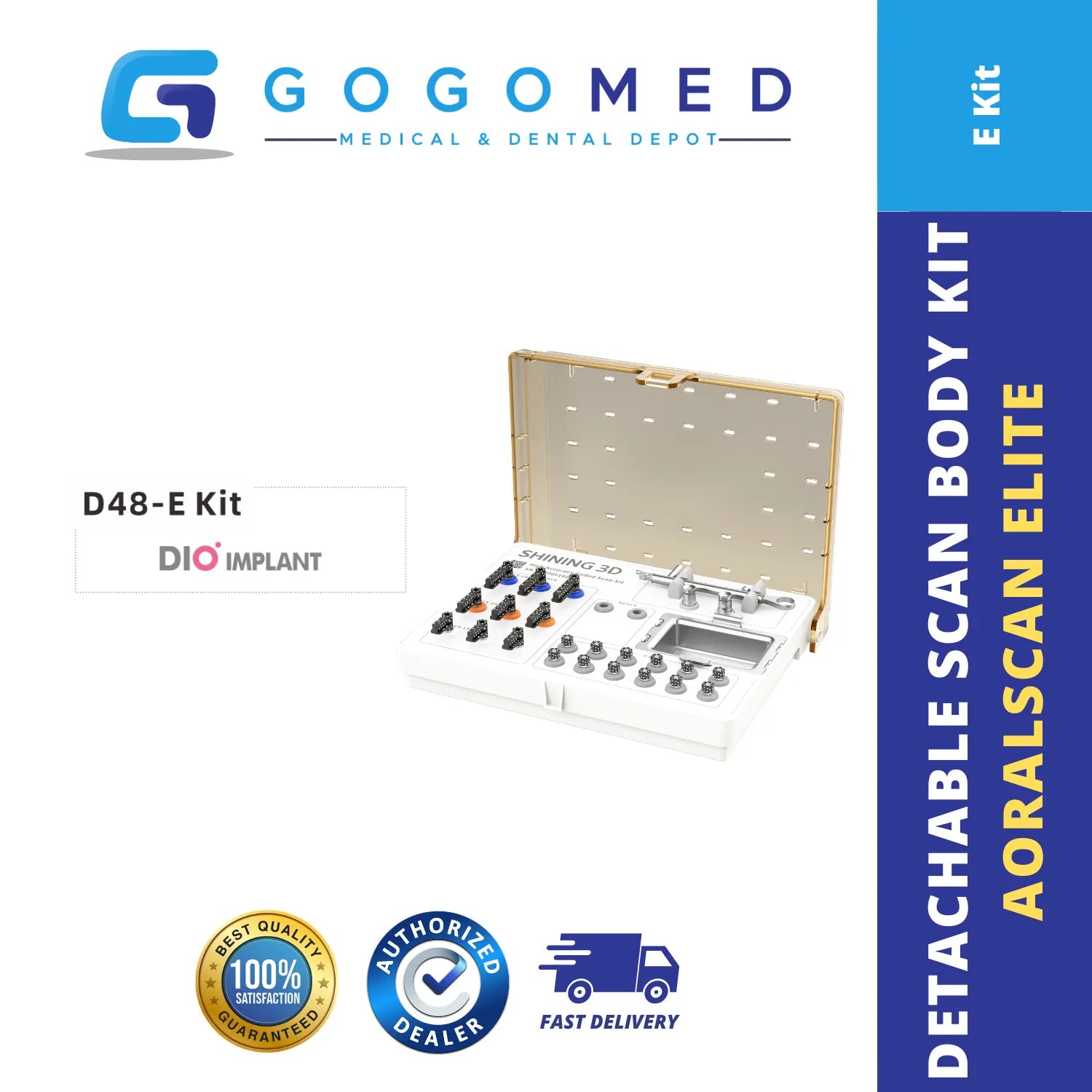 Detachable Scan Body Kit (Aoralscan Elite)