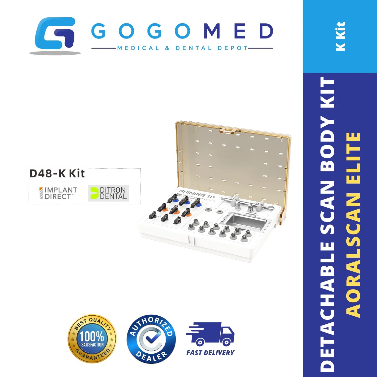 Detachable Scan Body Kit (Aoralscan Elite)