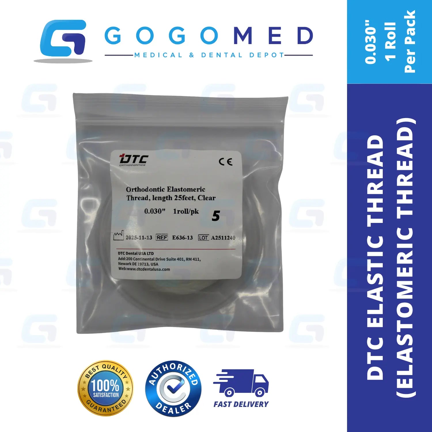 Elastic Thread (Elastomeric Thread) - DTC