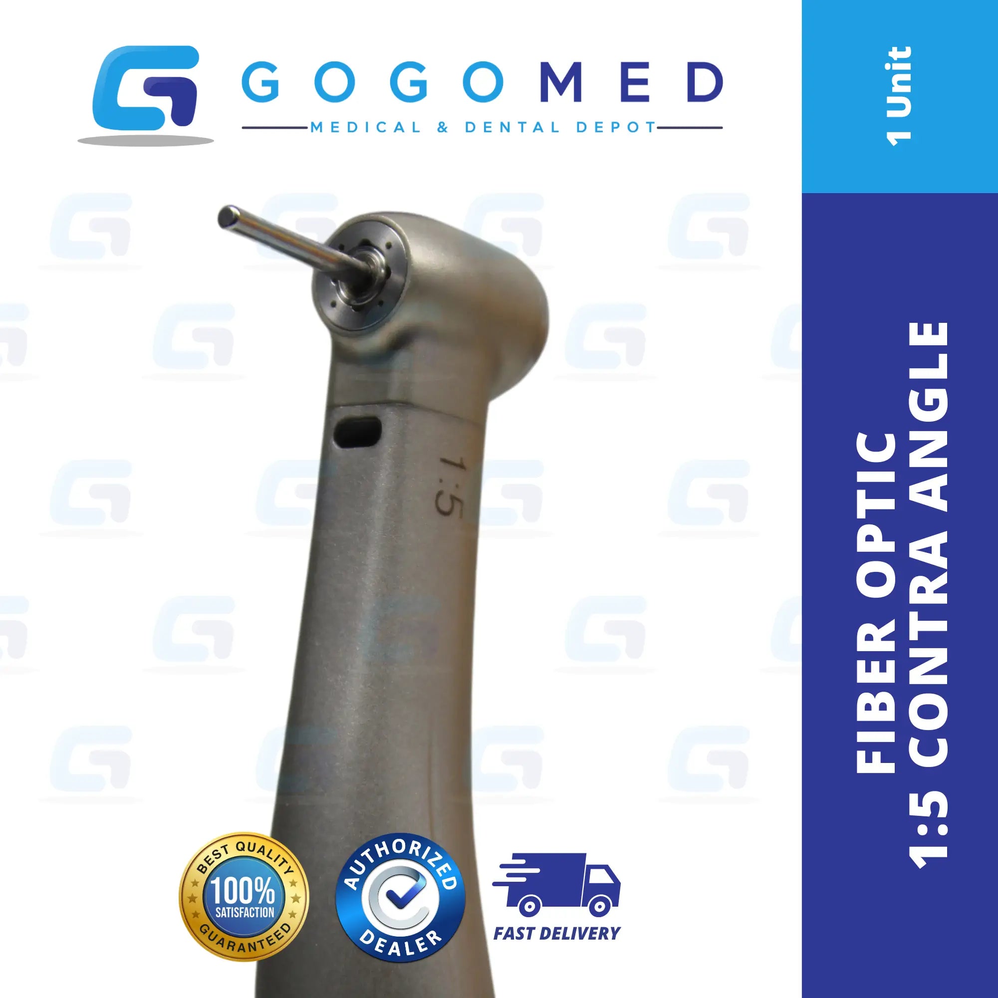 Fiber Optic Contra Angle  (for Brushless Micromotor)