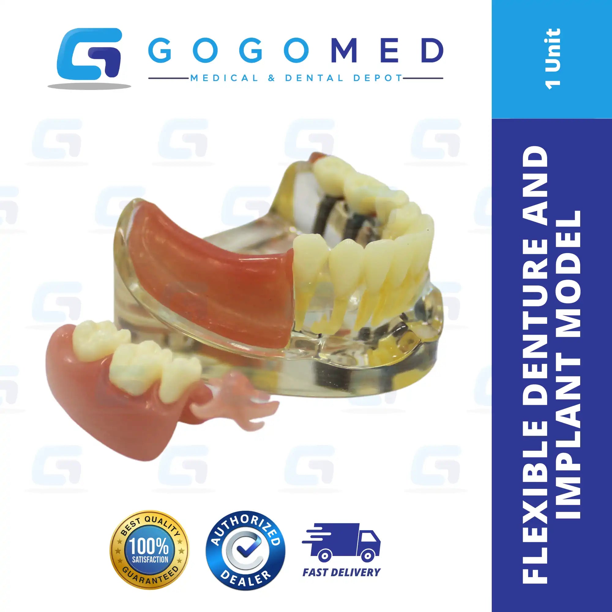 Flexible Denture and Implant