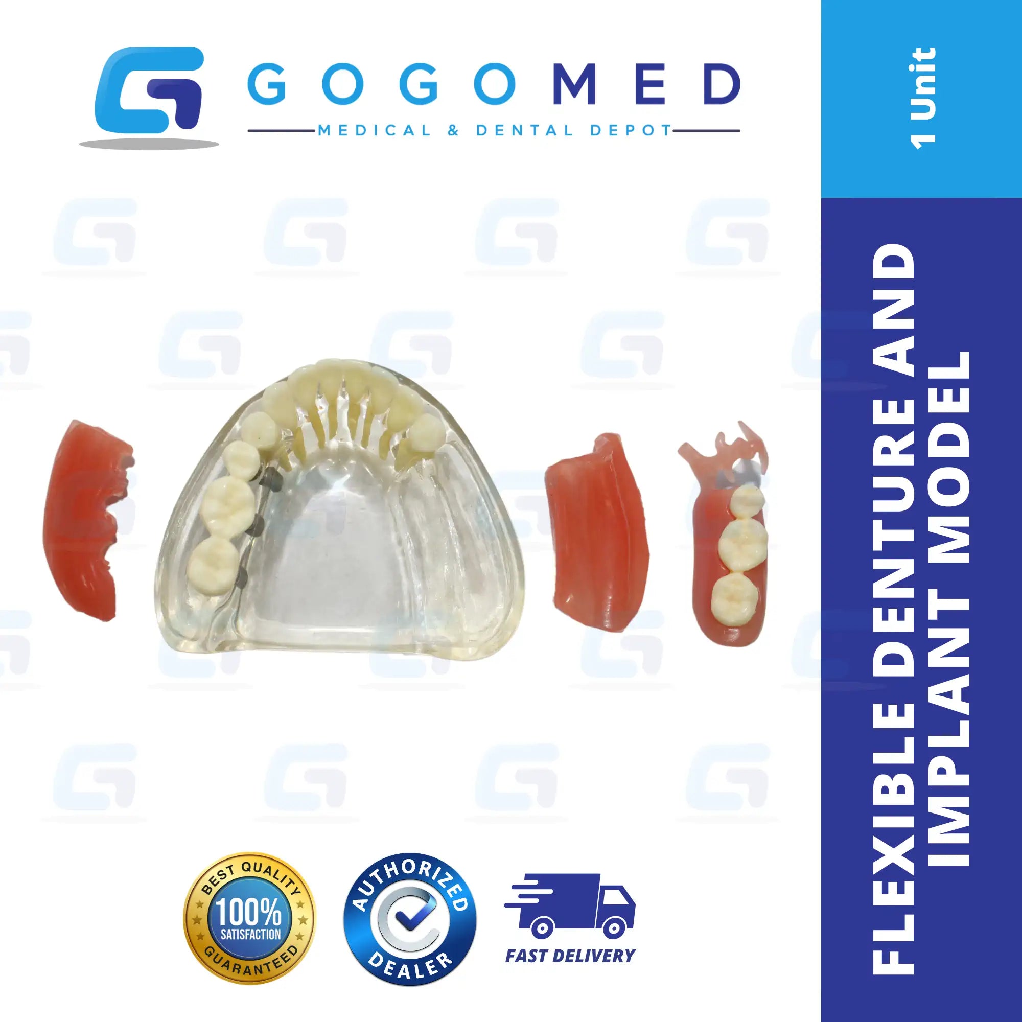 Flexible Denture and Implant