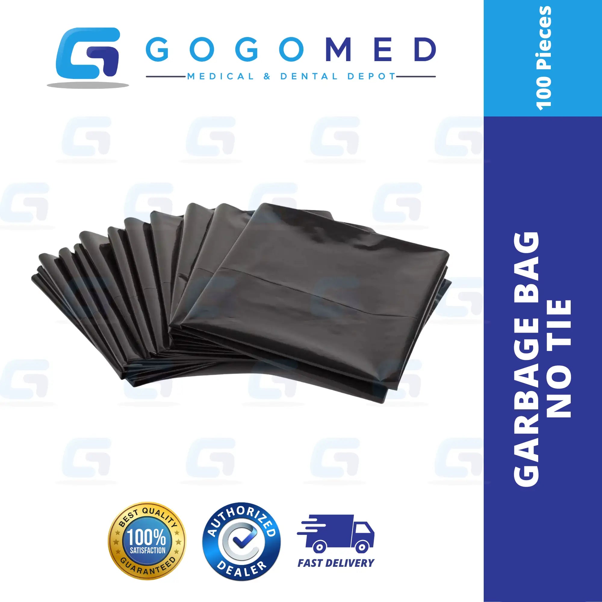 Garbage Bag No Tie (100pcs)