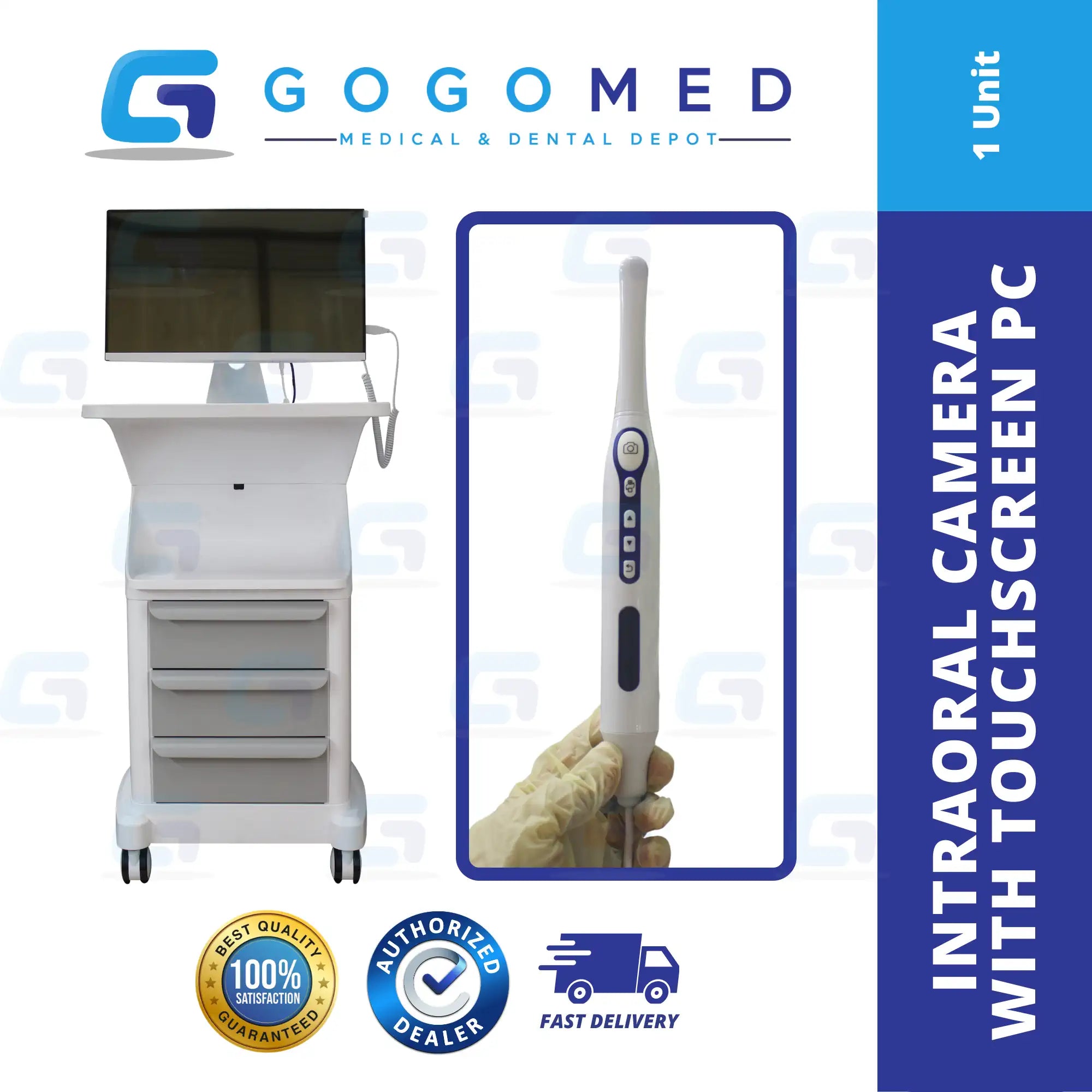 Intraoral Camera (Touch Screen PC) - 24inches/15Megapixels