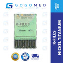 K FILE Nickel Titanium (NiTi) Hand Use