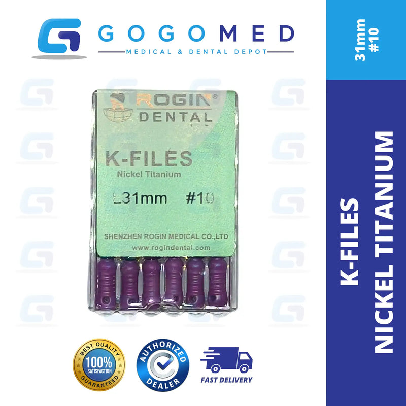 K FILE Nickel Titanium (NiTi) Hand Use