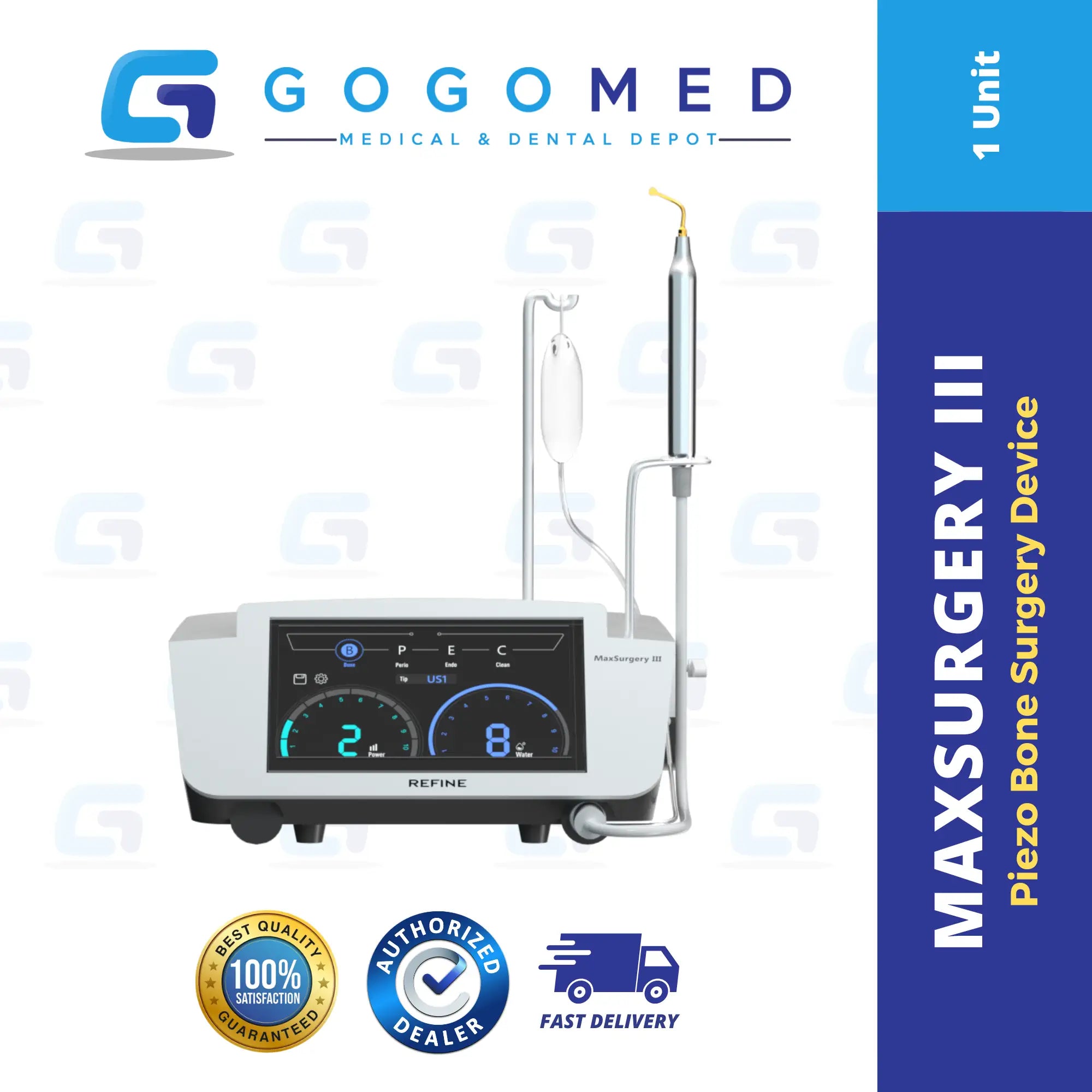 MaxSurgery III - Ultrasonic Piezo Bone Surgery Device