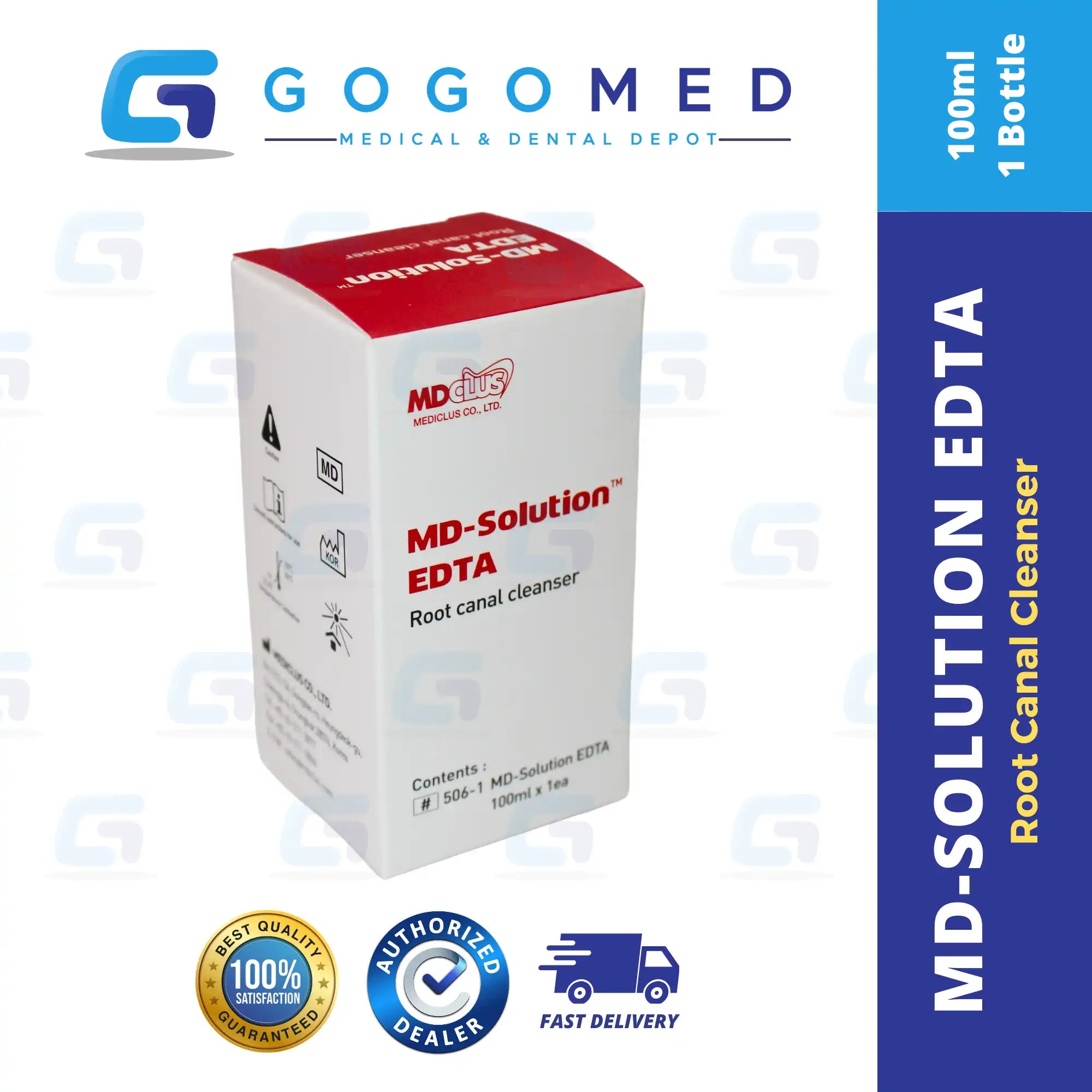 MD-Solution EDTA 100ml (EDTA Liquid / EDTA Solution)