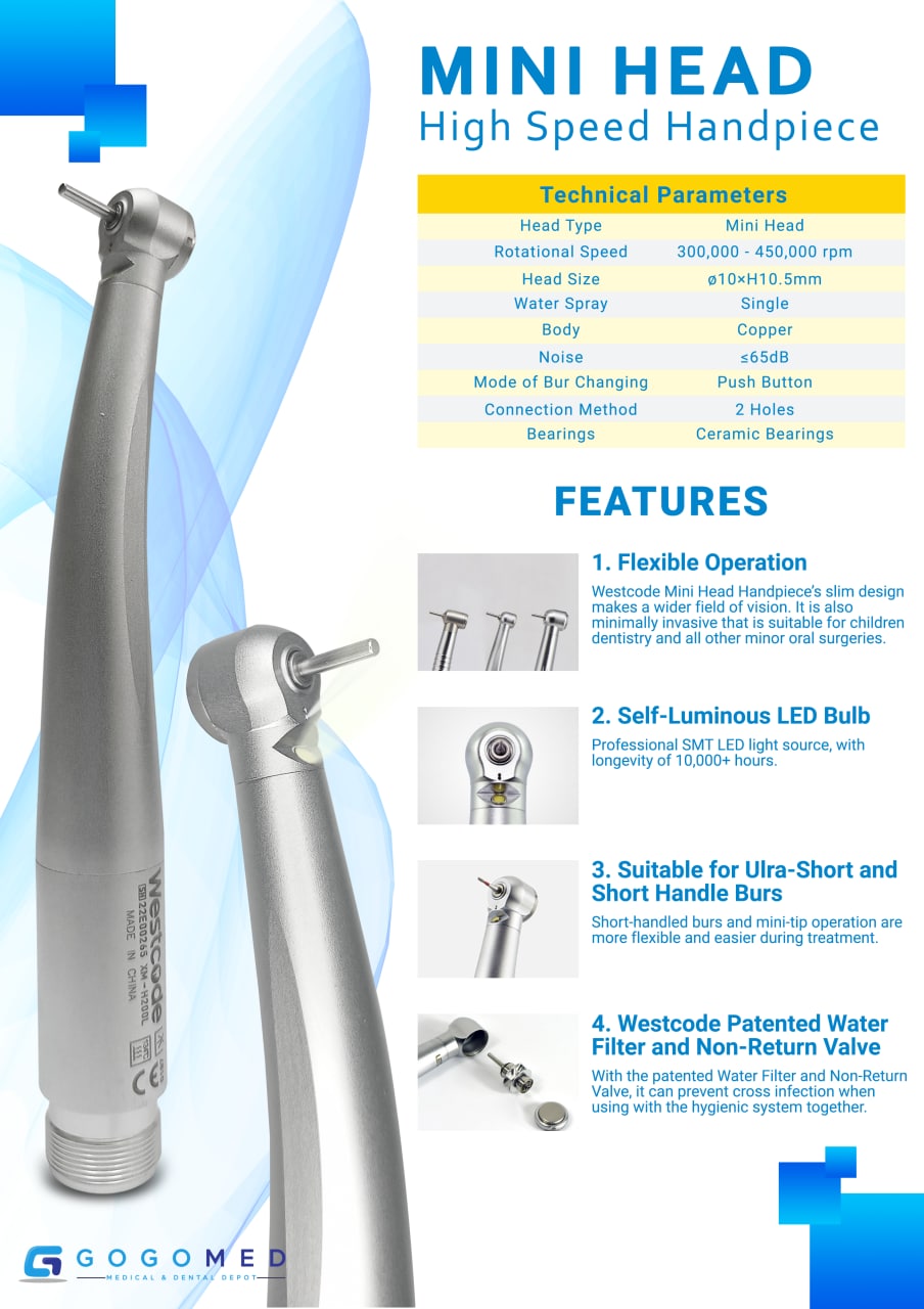West Code - High Speed Handpiece with LED