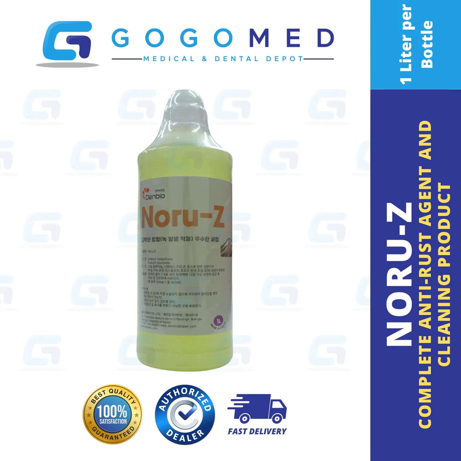 Noru-Z - Multi-Purpose Disinfectant Cleaner 1L Denbio