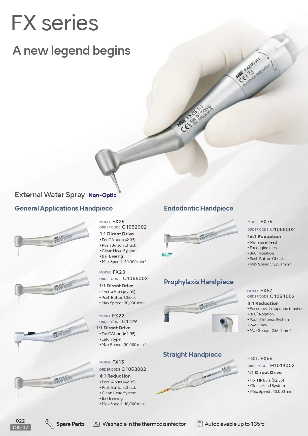 FX Low Speed Handpiece - NSK