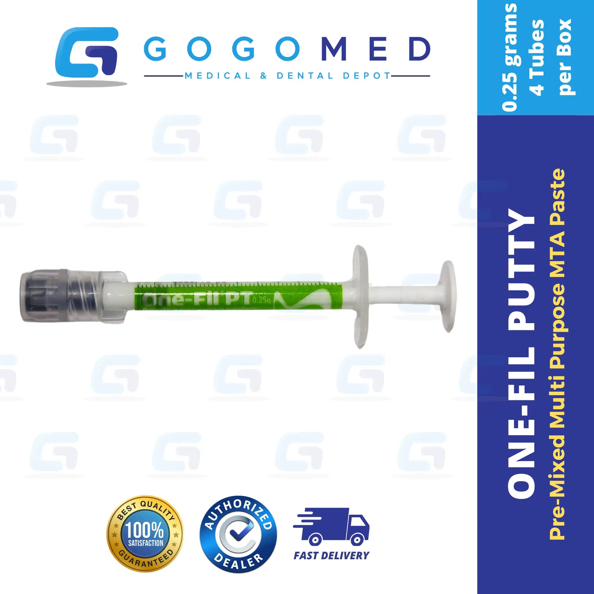 One-Fil Putty - Pre-Mixed Multi-Purpose MTA Paste 1g