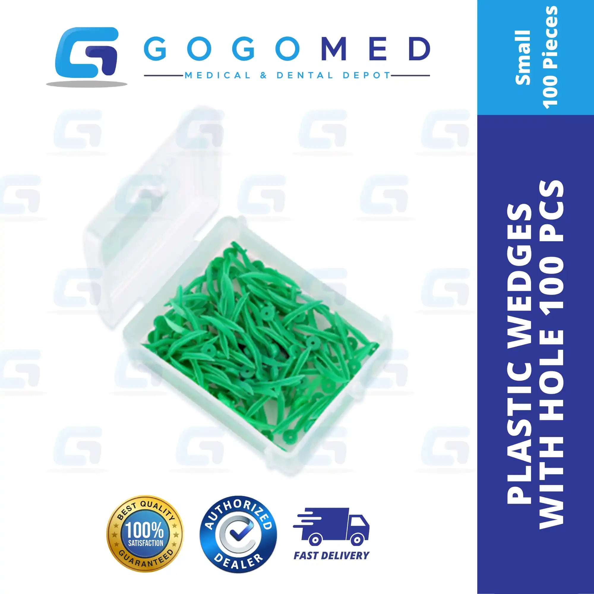 Plastic Wedge with Hole (100pcs)