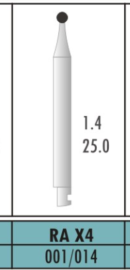RA 205 25MM - CARBIDE BURS