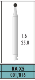 RA 205 25MM - CARBIDE BURS