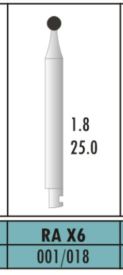 RA 205 25MM - CARBIDE BURS