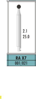 RA 205 25MM - CARBIDE BURS