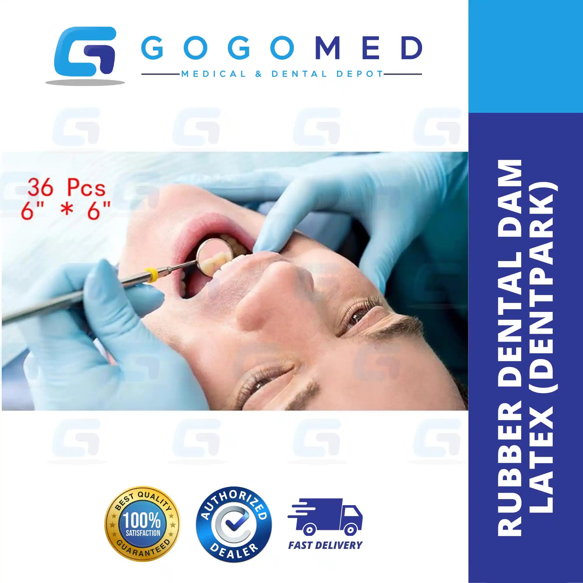 Rubber Dental Dam Dentpark Latex