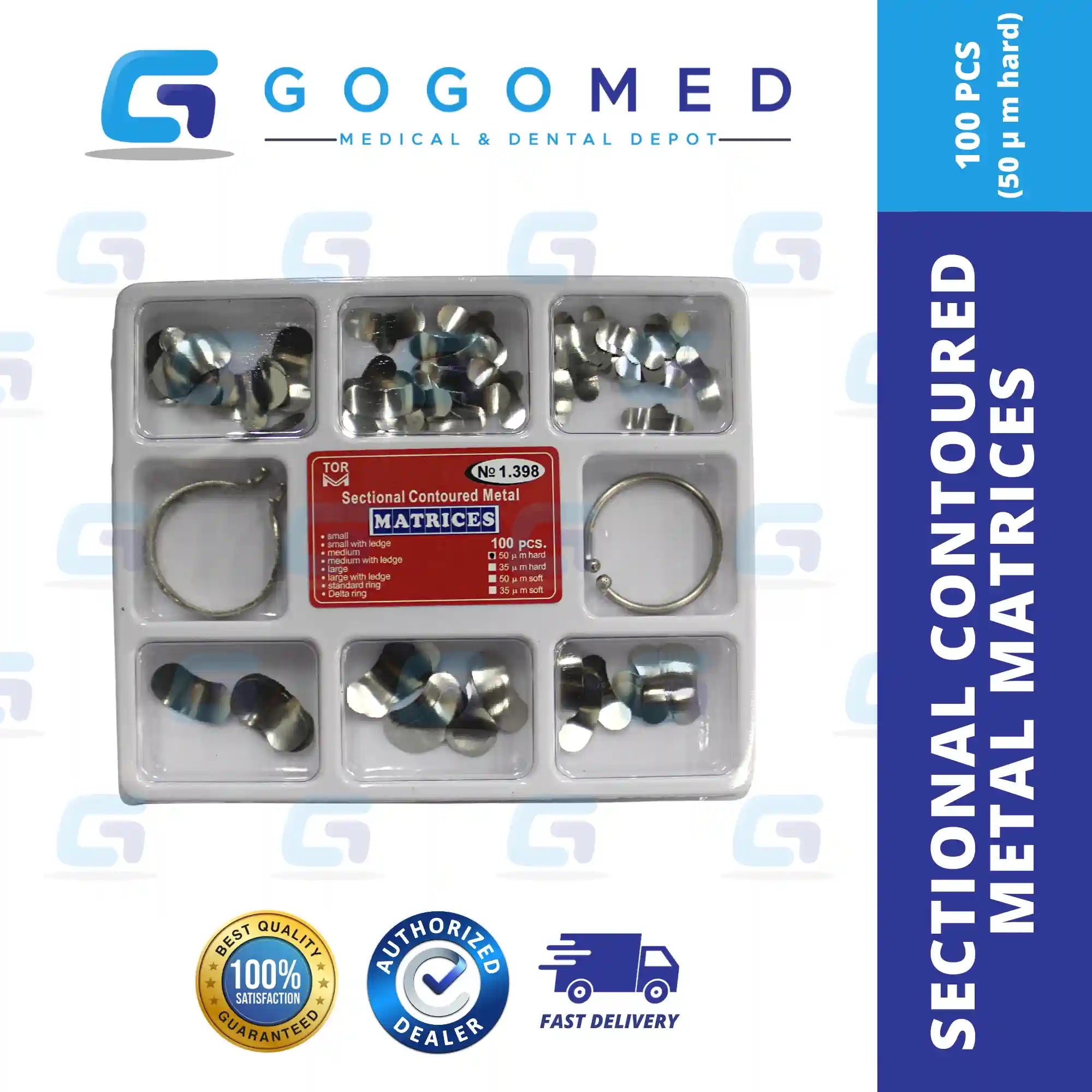 Sectional Contoured Metal Matrices - Matrix