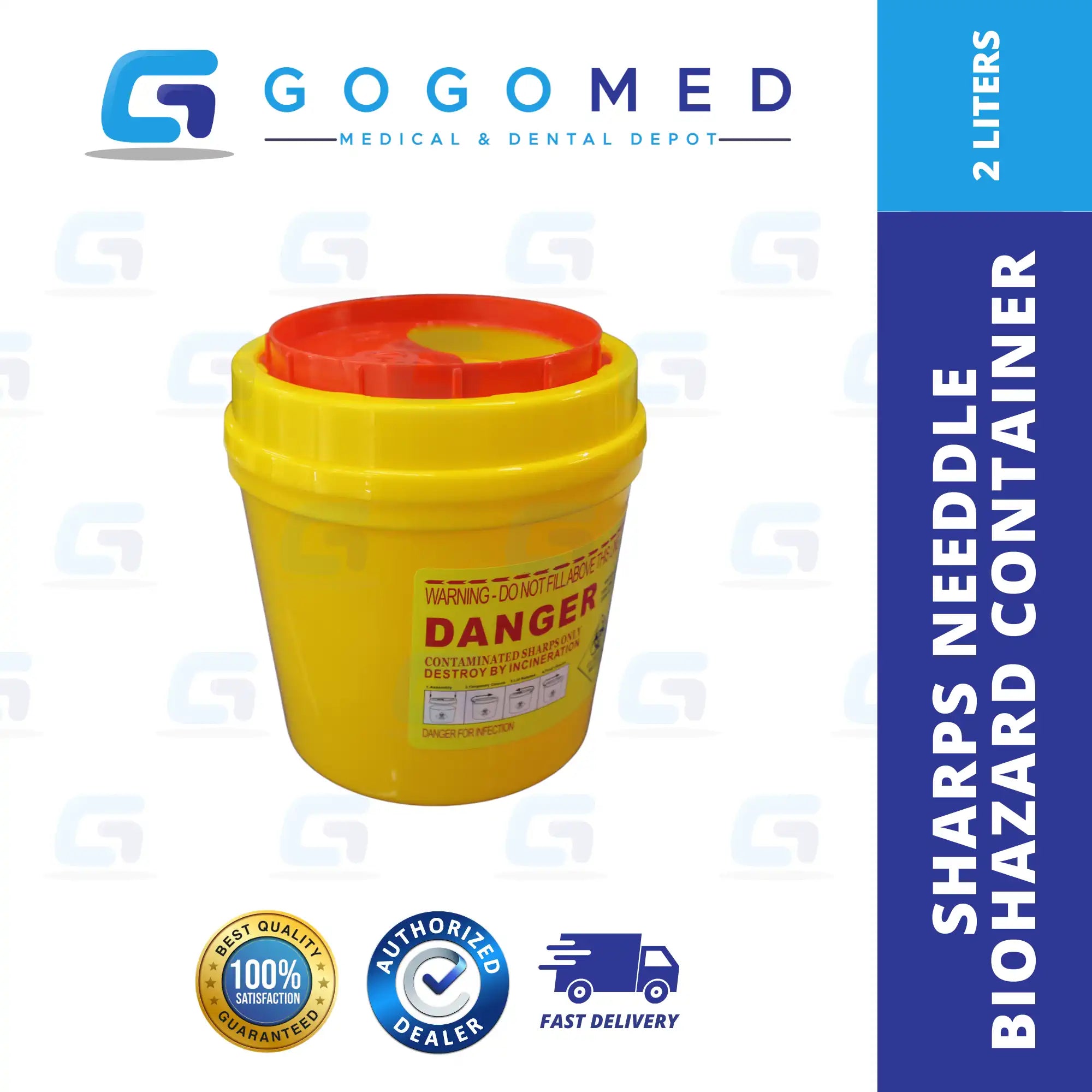Sharps Needle Biohazard Container