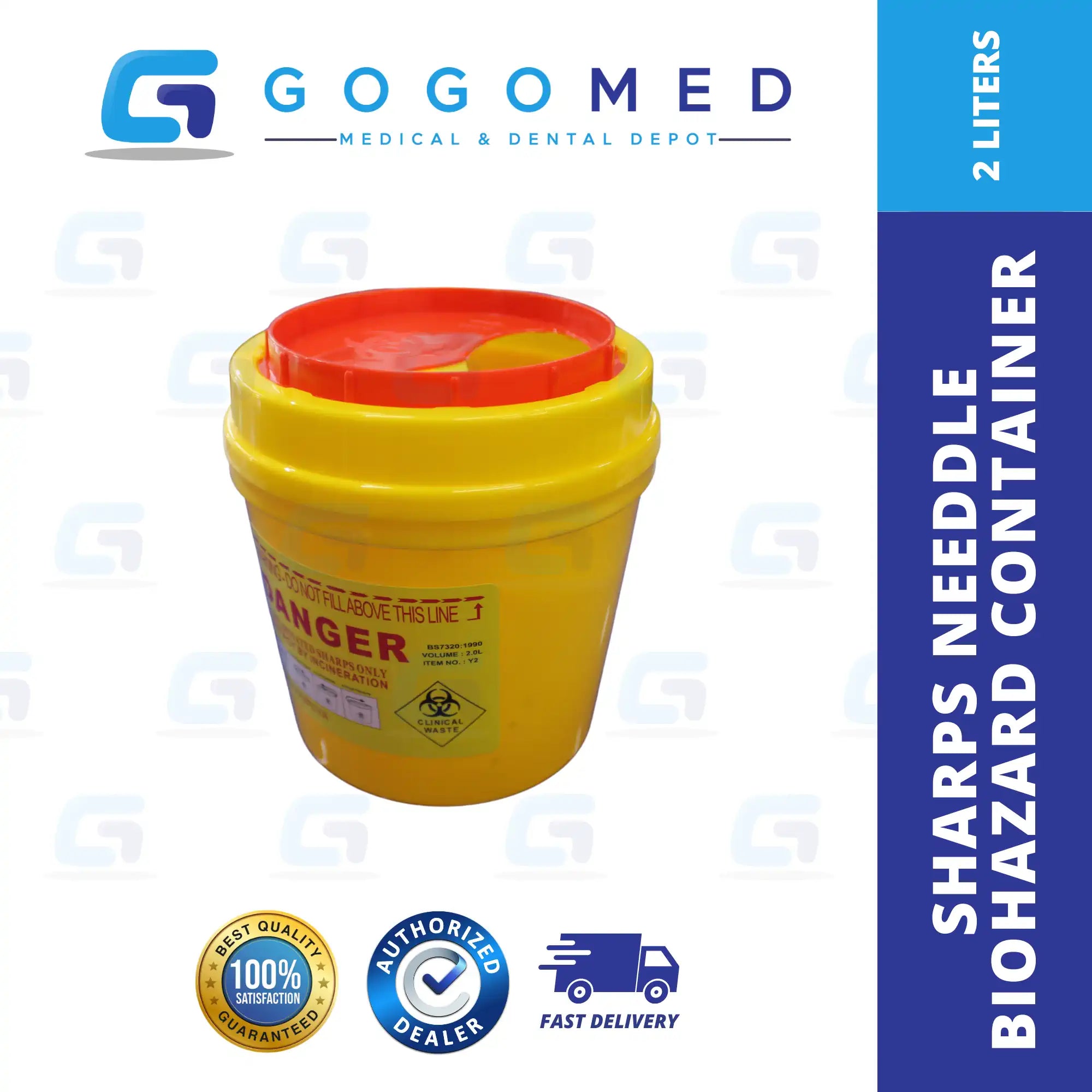 Sharps Needle Biohazard Container