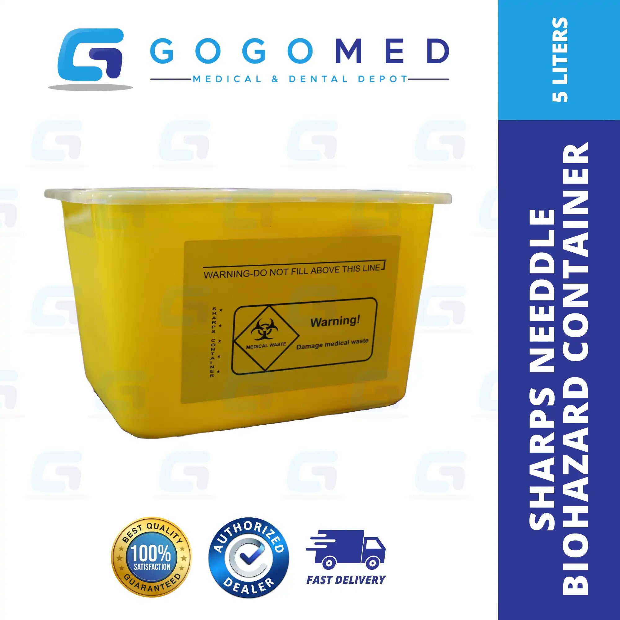 Sharps Needle Biohazard Container