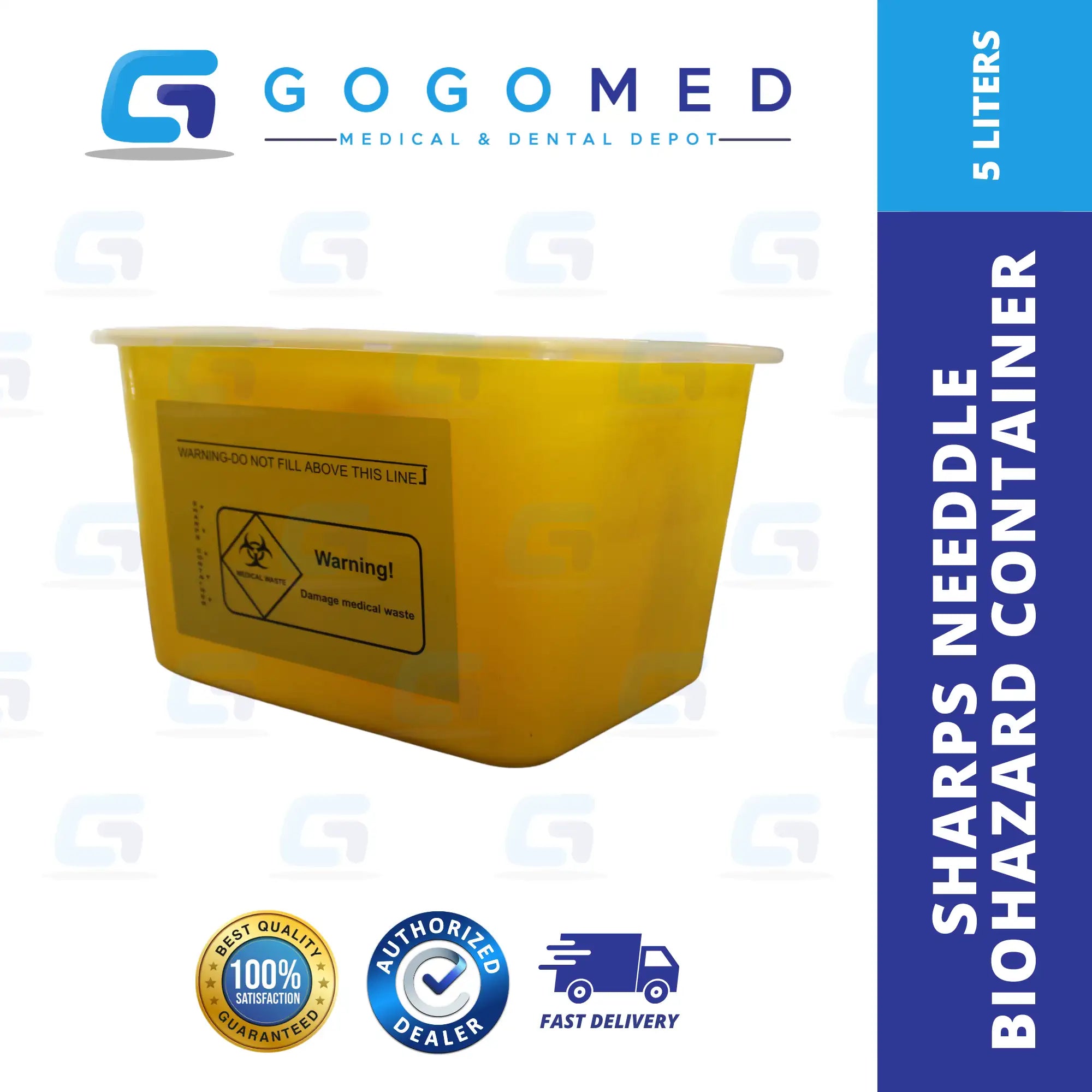 Sharps Needle Biohazard Container
