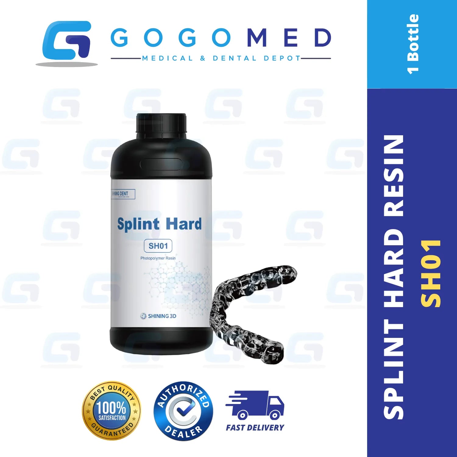 SH01 Hard Splint Resin - Shining 3D
