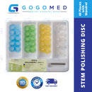 Stem Polishing Disc Assorted 40pcs with Free 1 pc Mandrel (Supersnap)