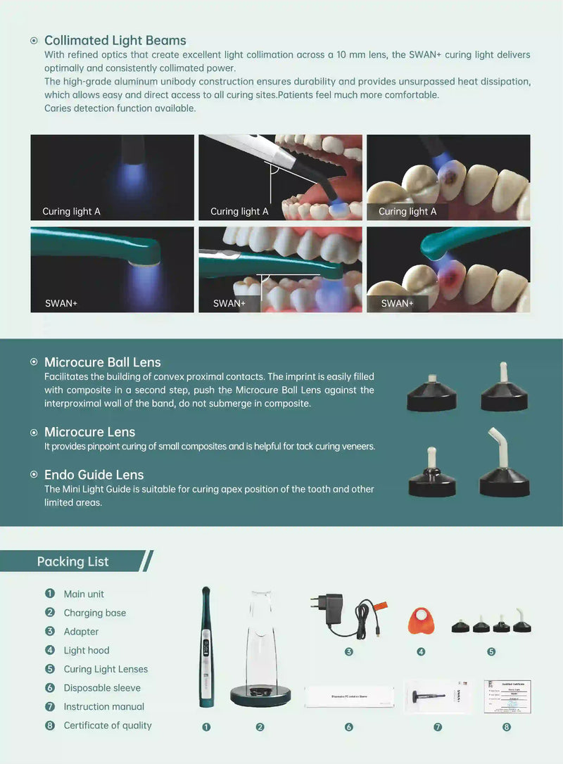 Swan+ (PLUS) - Microcure Light Curing Device
