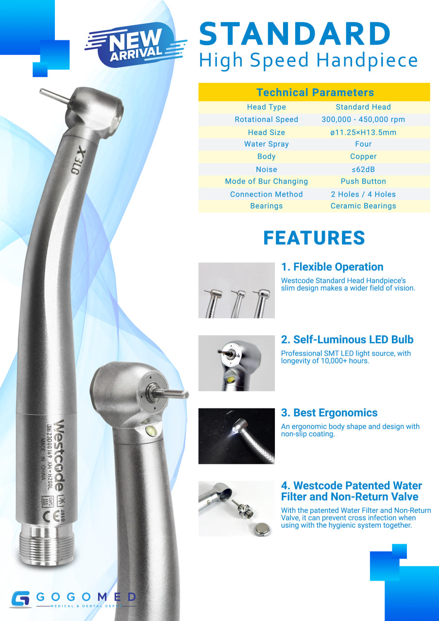 West Code - High Speed Handpiece with LED