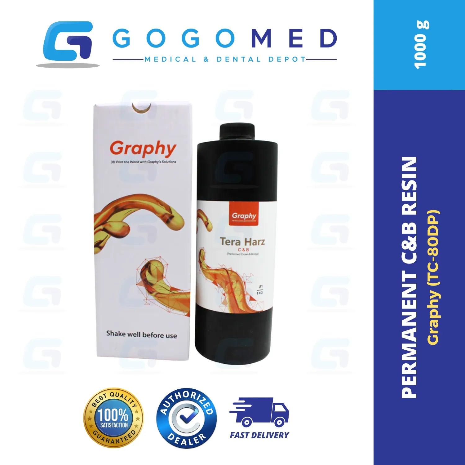 Permanent C&B Resin - Graphy (TC-80DP)