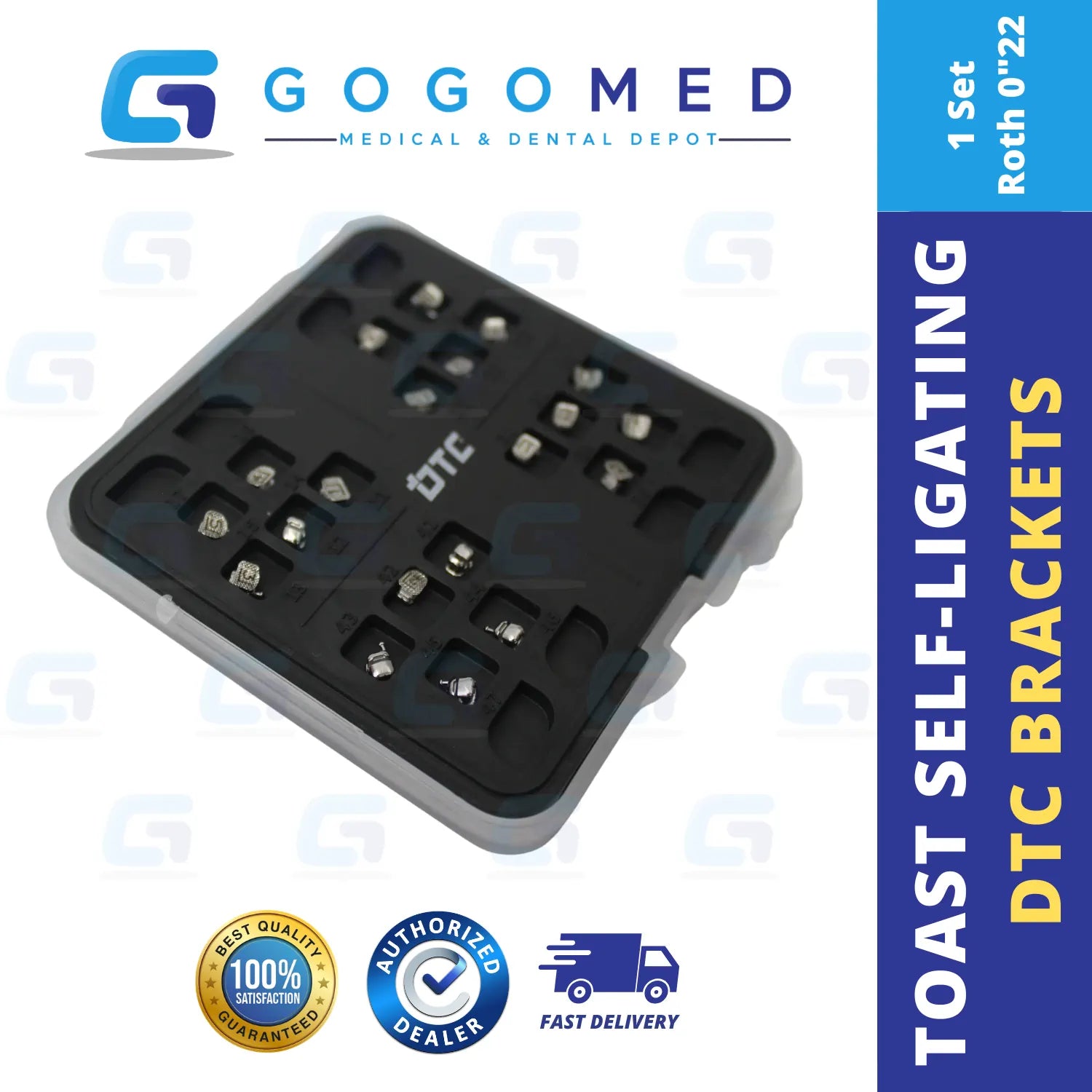 DTC Toast Self-Ligating Brackets