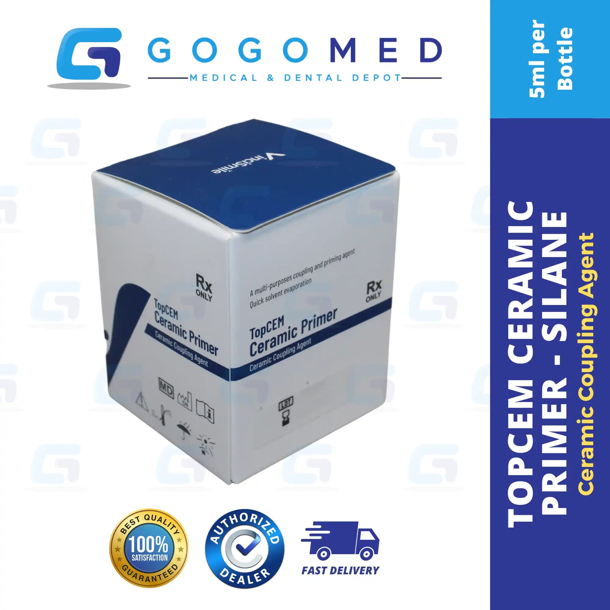 TopCEM Ceramic Coupling Agent - Silane 5mL Bottle
