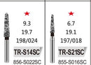 TAPER ROUND END (TR) - DIAMOND BURS