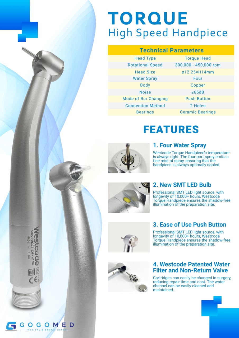 West Code - High Speed Handpiece with LED