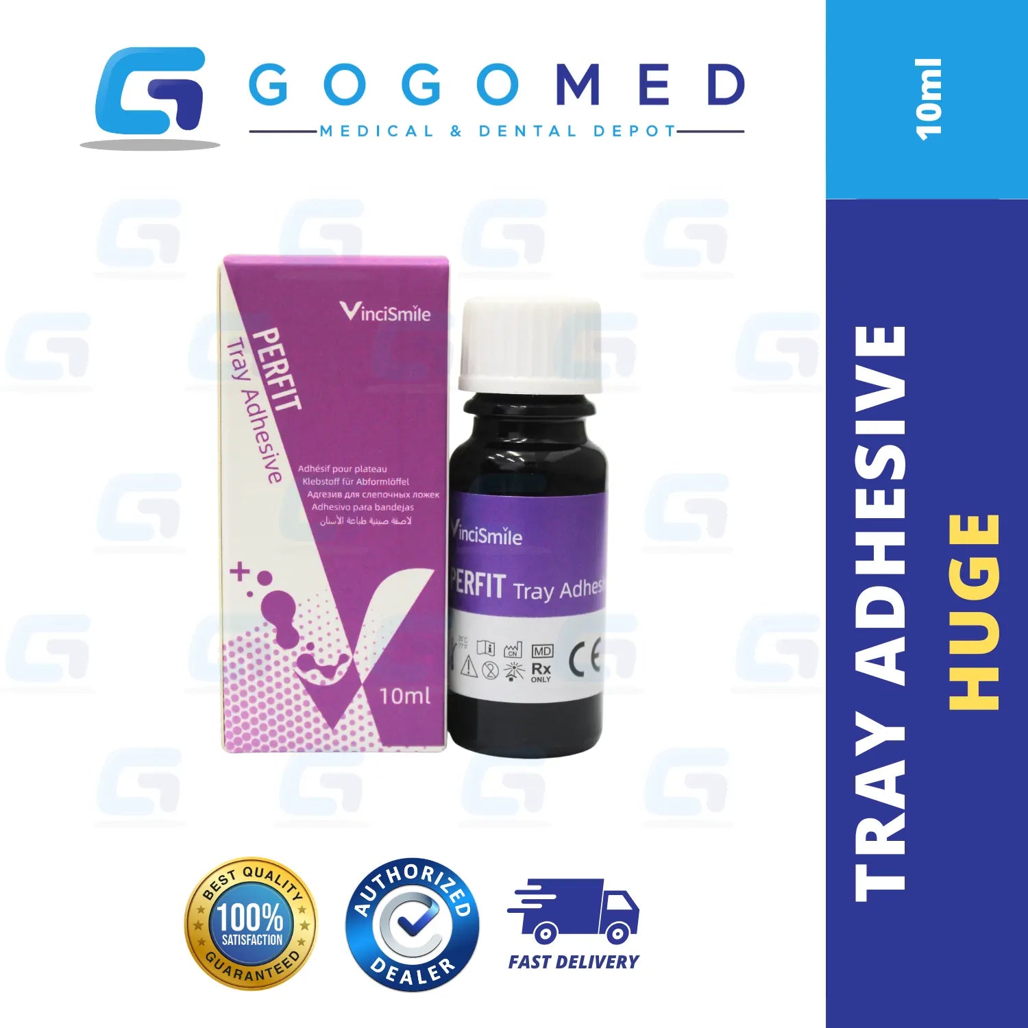 Tray Adhesive 10ml - Huge Vincismile