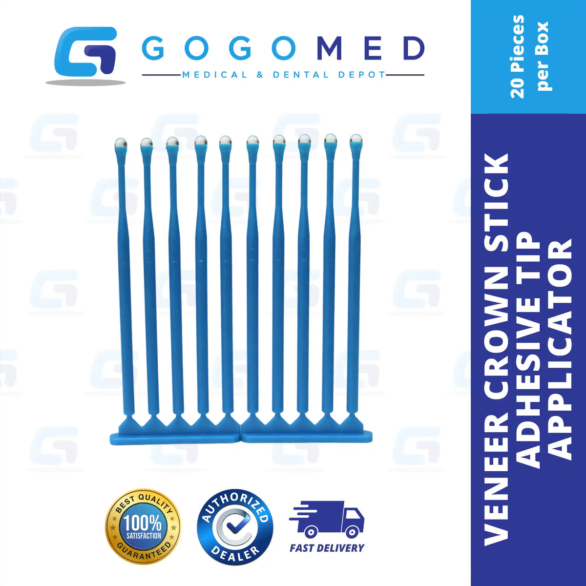 Veneer Crown Sticks (Adhesive Tip Applicator) 20pcs