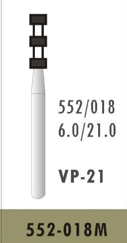 Depth Marking Shank Veneer Prep - Diamond Burs