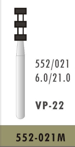 Depth Marking Shank Veneer Prep - Diamond Burs