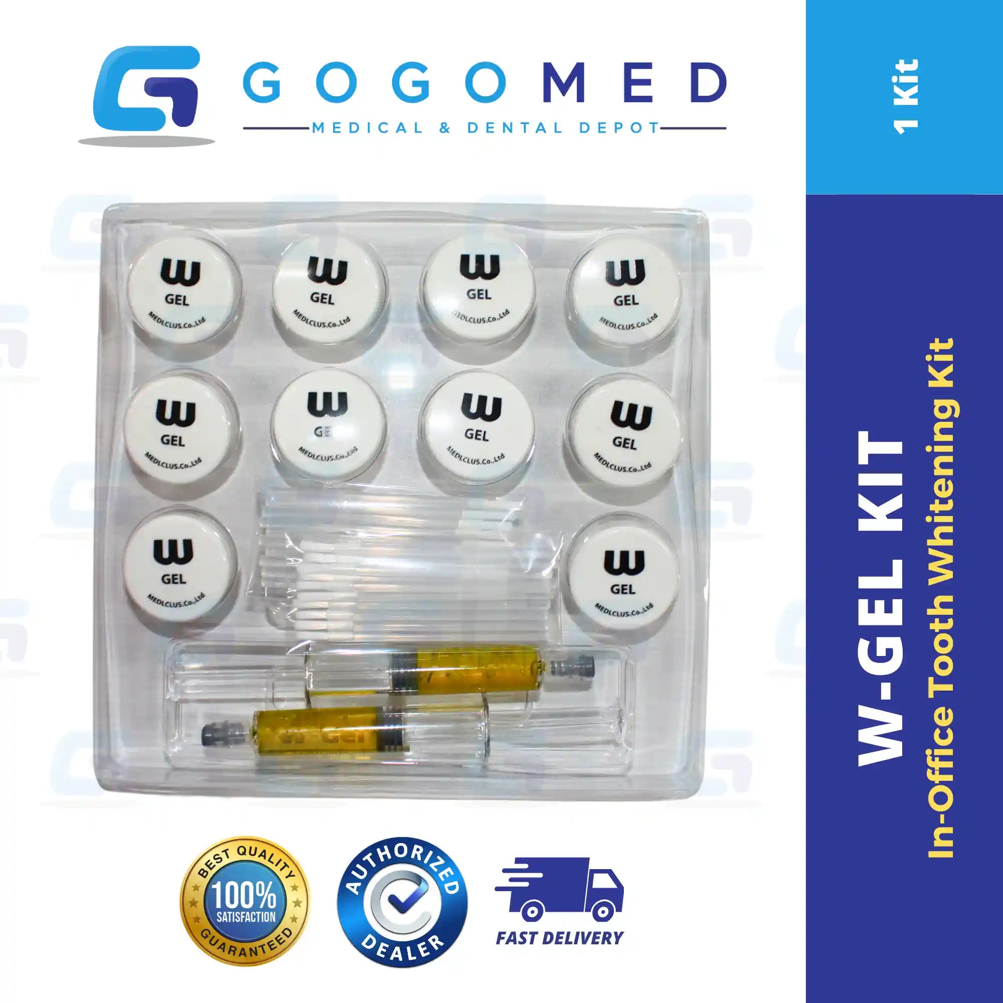 W-Gel Premium Teeth Whitening Kit