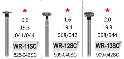 WHEEL (WR) - DIAMOND BURS