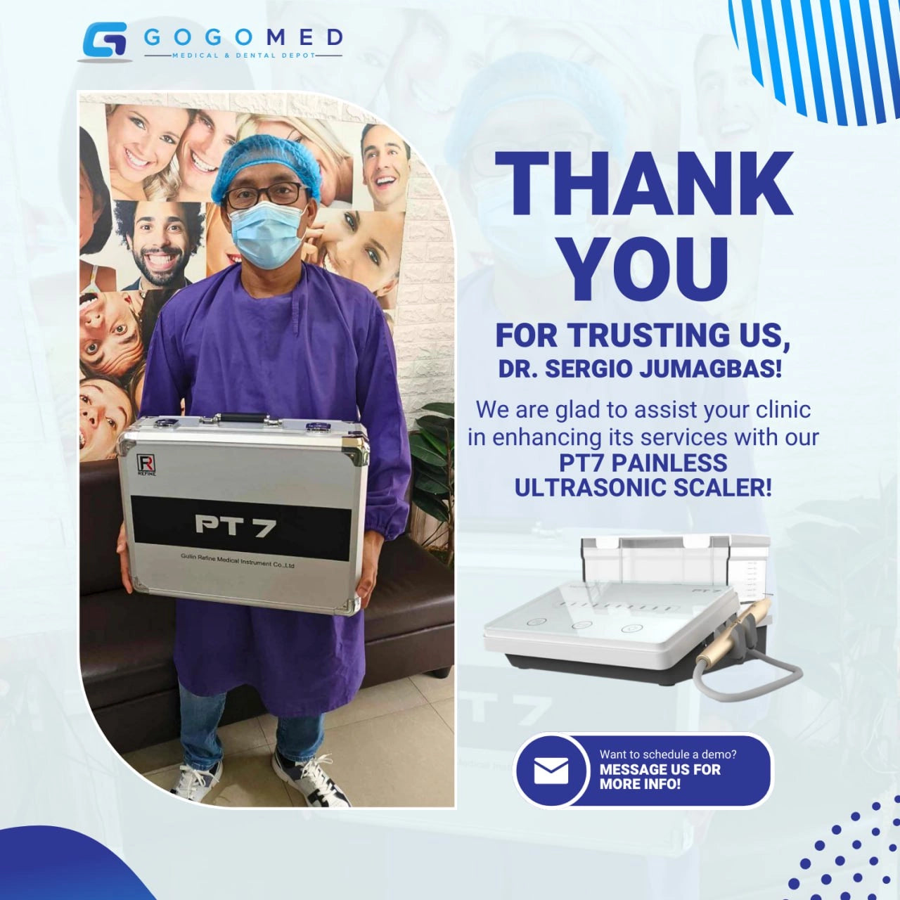 PT7 - Painless Periodontal/Ultrasonic Scaler