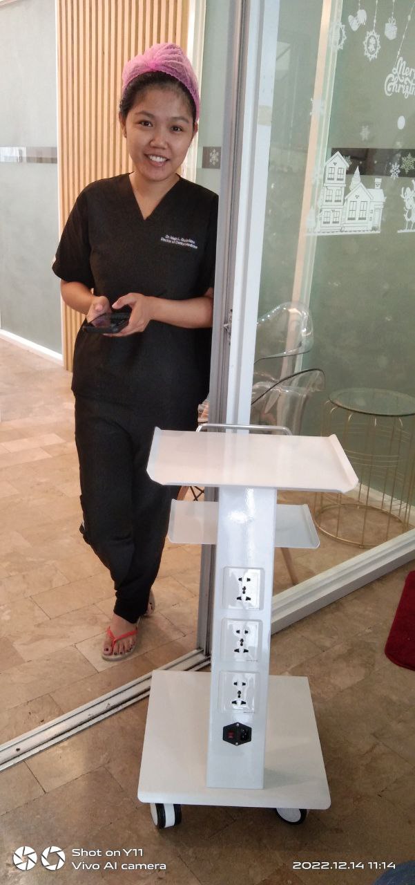 Dental Trolley 220v Power Outlet