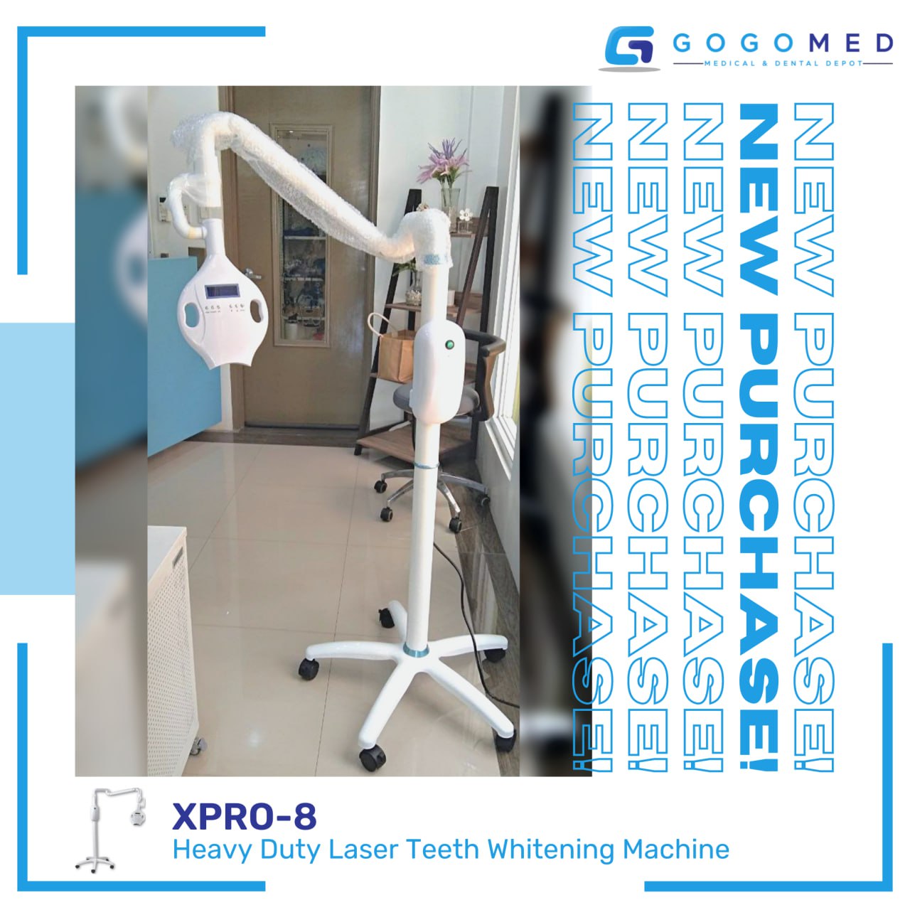 XPRO8 Heavy Duty Laser Teeth Whitening Machine Gogomed Supplies