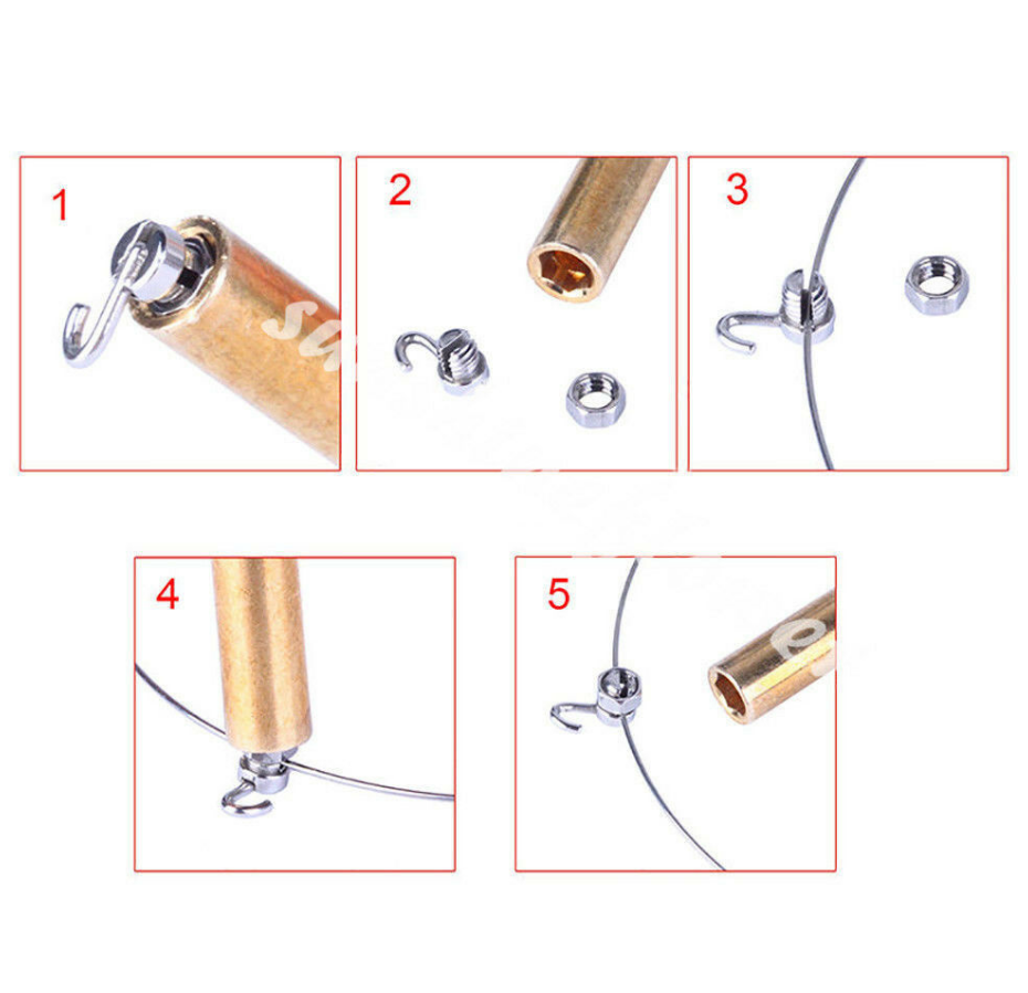 Crimpable Hook - Movable with Device 10 pcs