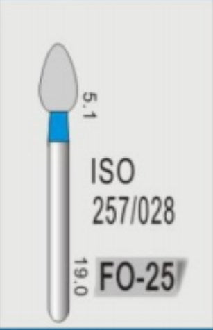 FLAME OGIVAL END (FO) - DIAMOND BURS