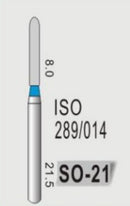 STRAIGHT OGIVAL END (SO) -DIAMOND BURS