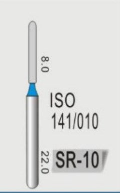 STRAIGHT ROUND END (SR) - DIAMOND BURS